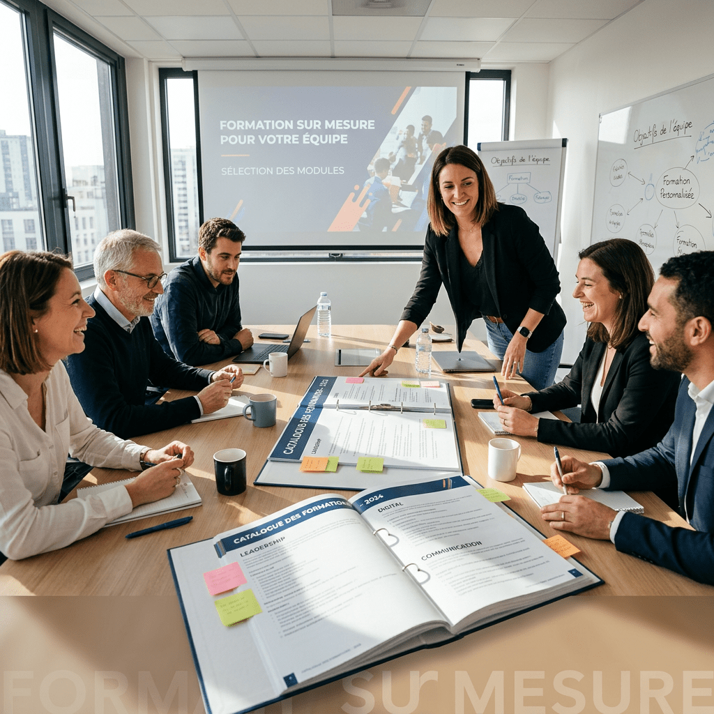 Formation sur mesure, séminaire équipe, catalogue formations